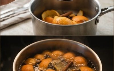 Orangenschalen mit Nelken kochen: ein natürliches Rezept, das wärmt, duftet und gut für die Gesundheit ist.