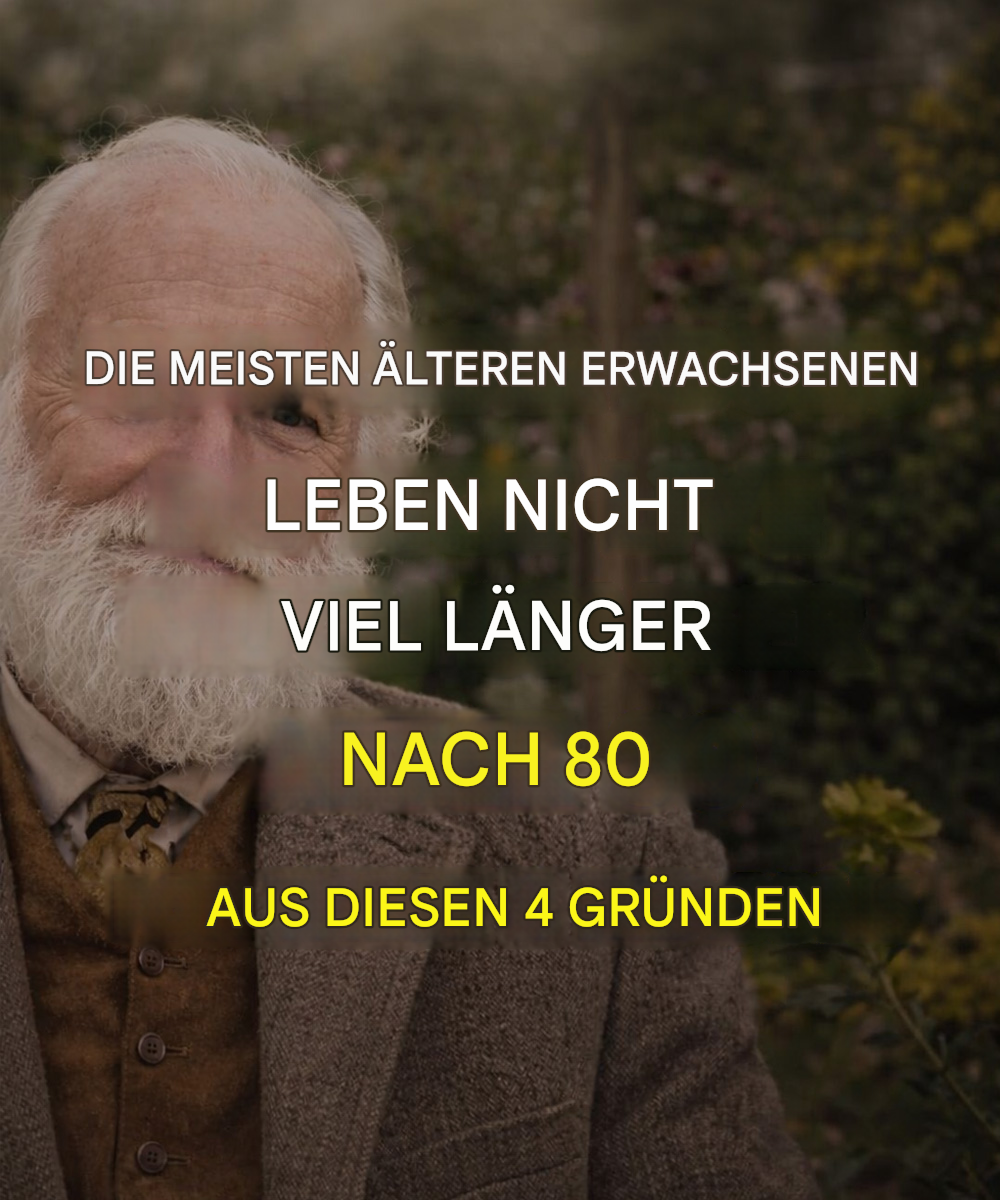 Die meisten älteren Erwachsenen werden nicht viel älter als 80 Jahre: Hier sind 4 Gründe dafür.