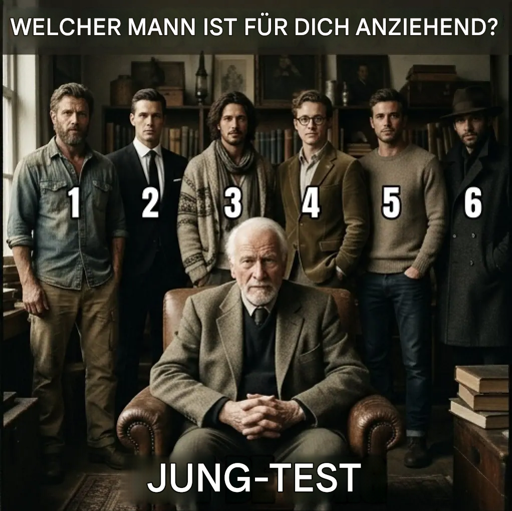 Welcher Männertyp zieht Sie an? Ein psychologischer Test nach Carl Jung, der Ihnen hilft, Ihre Beziehungen zu reflektieren.