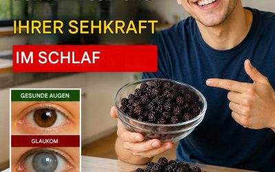 Welches Obst sollte man am besten vor dem Schlafengehen essen, um die Augengesundheit im Alter zu unterstützen?