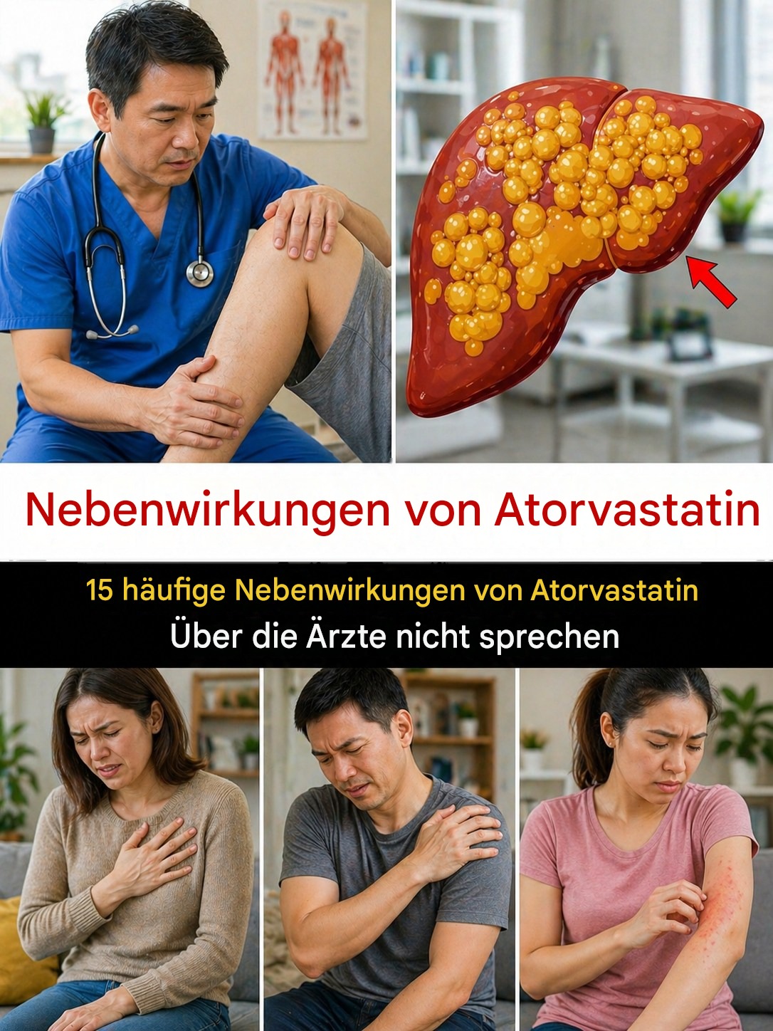 Nebenwirkungen von Atorvastatin, die Sie vielleicht ignorieren? Versteckte Risiken, die Senioren kennen sollten.