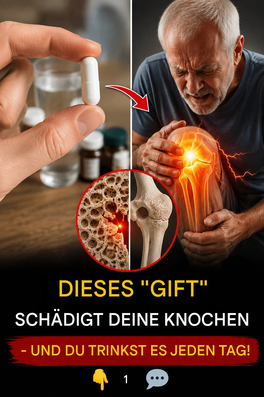 Dieses „Gift“ schädigt Ihre Knochen – und Sie trinken es jeden Tag!