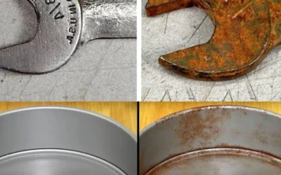 Die schnellste und effektivste Methode, um Rost von Ihren Metallgegenständen in nur 5 Minuten zu entfernen