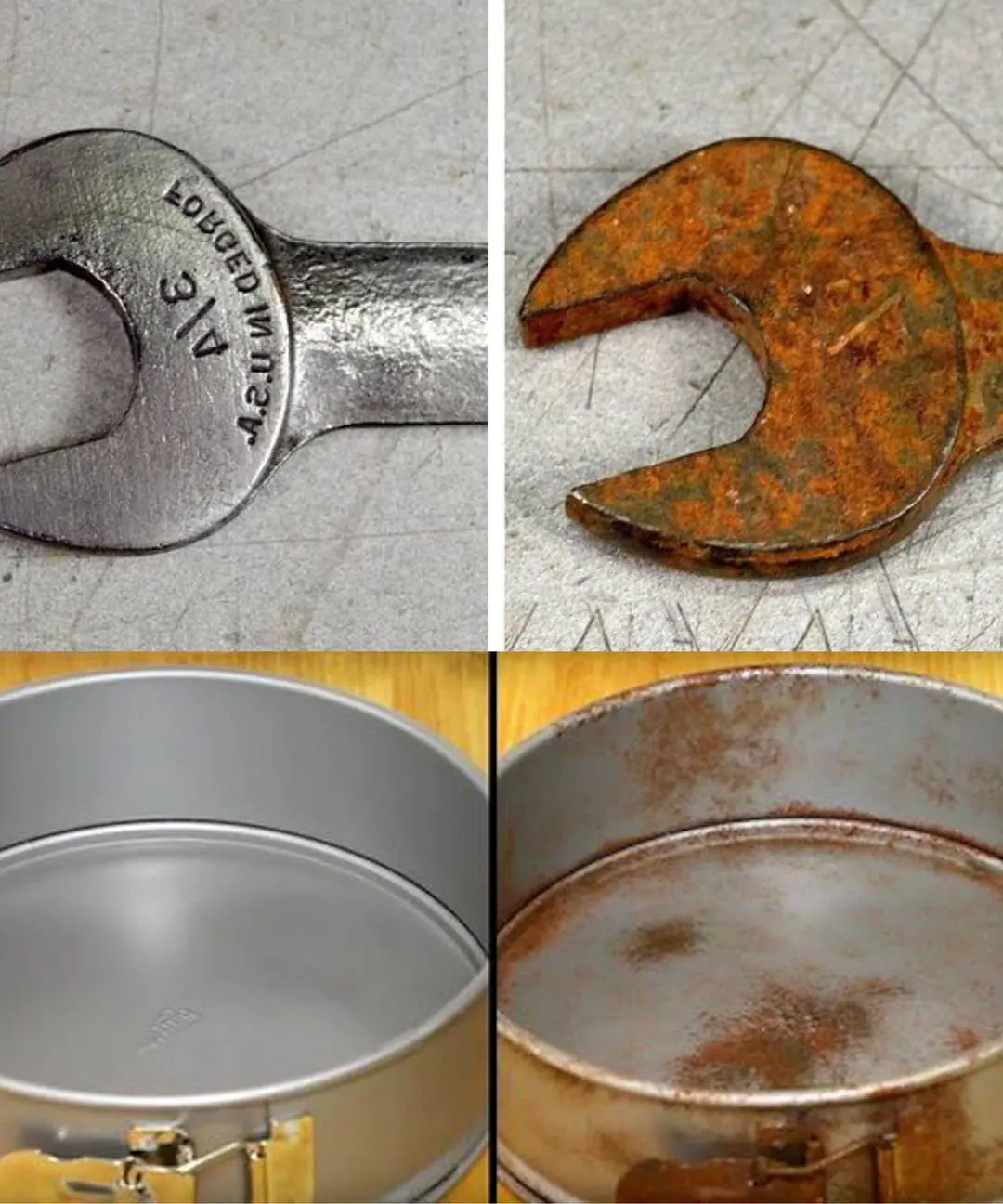 Die schnellste und effektivste Methode, um Rost von Ihren Metallgegenständen in nur 5 Minuten zu entfernen