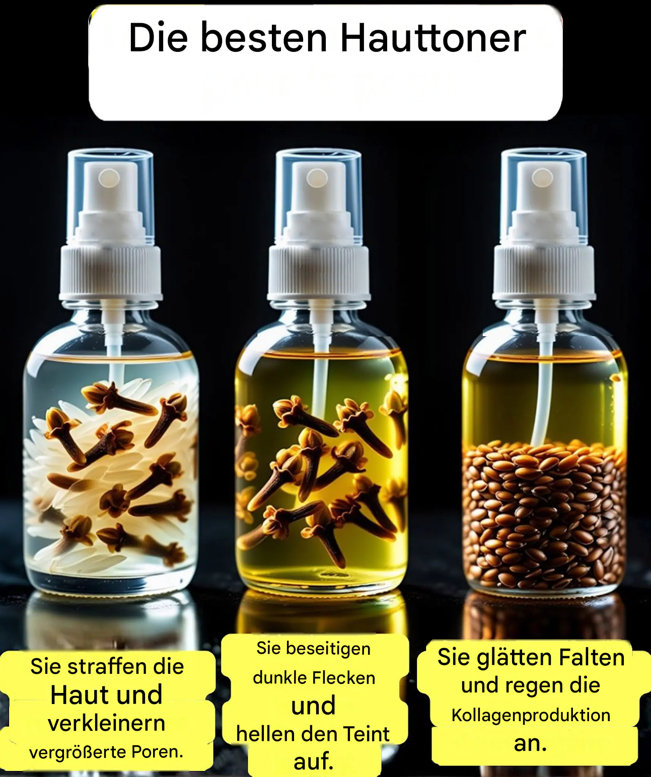 5 selbstgemachte Gesichtswasser auf Nelkenbasis