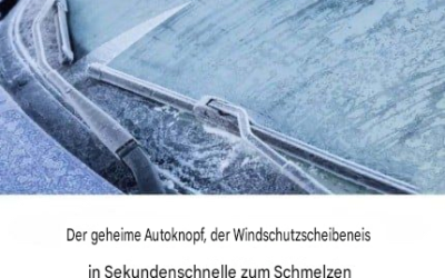 Der geheime Autoknopf, der Windschutzscheibeneis in Sekundenschnelle schmilzt