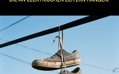 Was bedeutet das Phänomen der an Hochspannungsleitungen hängenden Schuhe eigentlich?