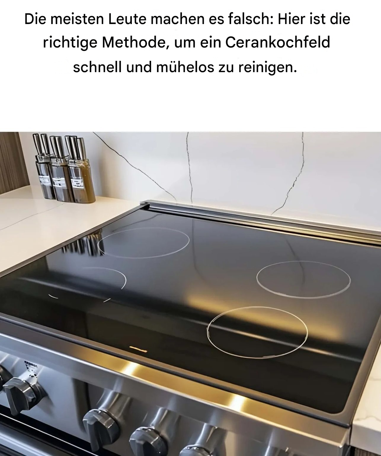 Wie man Glaskeramik-Kochfelder effektiv reinigt, ohne sie zu zerkratzen