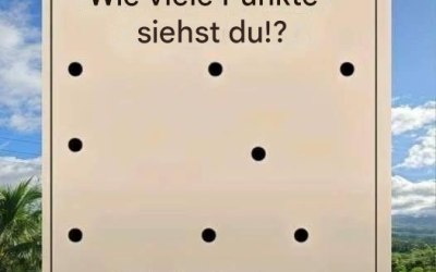 Dieses einfache Punkträtsel treibt die Leute in den Wahnsinn.
