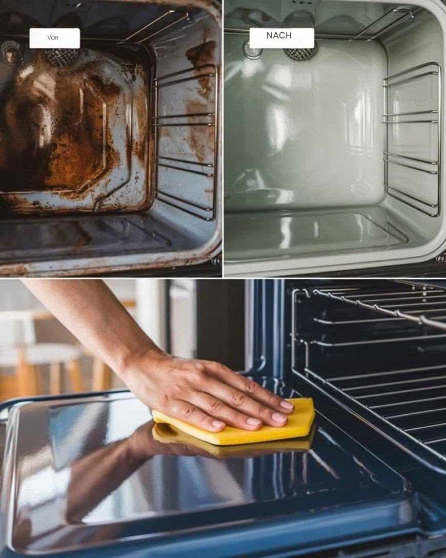 Der schnellste Trick der Welt für einen fett- und fleckenfreien Backofen