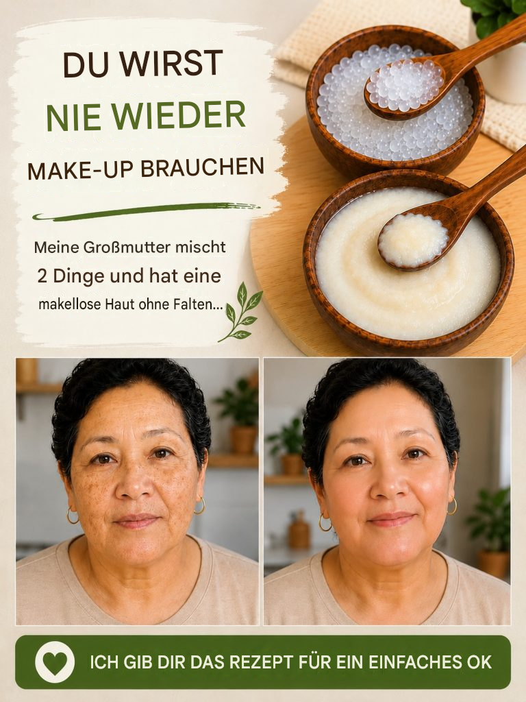 Täuschen „2-Zutaten-Rezepte für strahlende Haut“ Ihre Hautpflege-Routine?