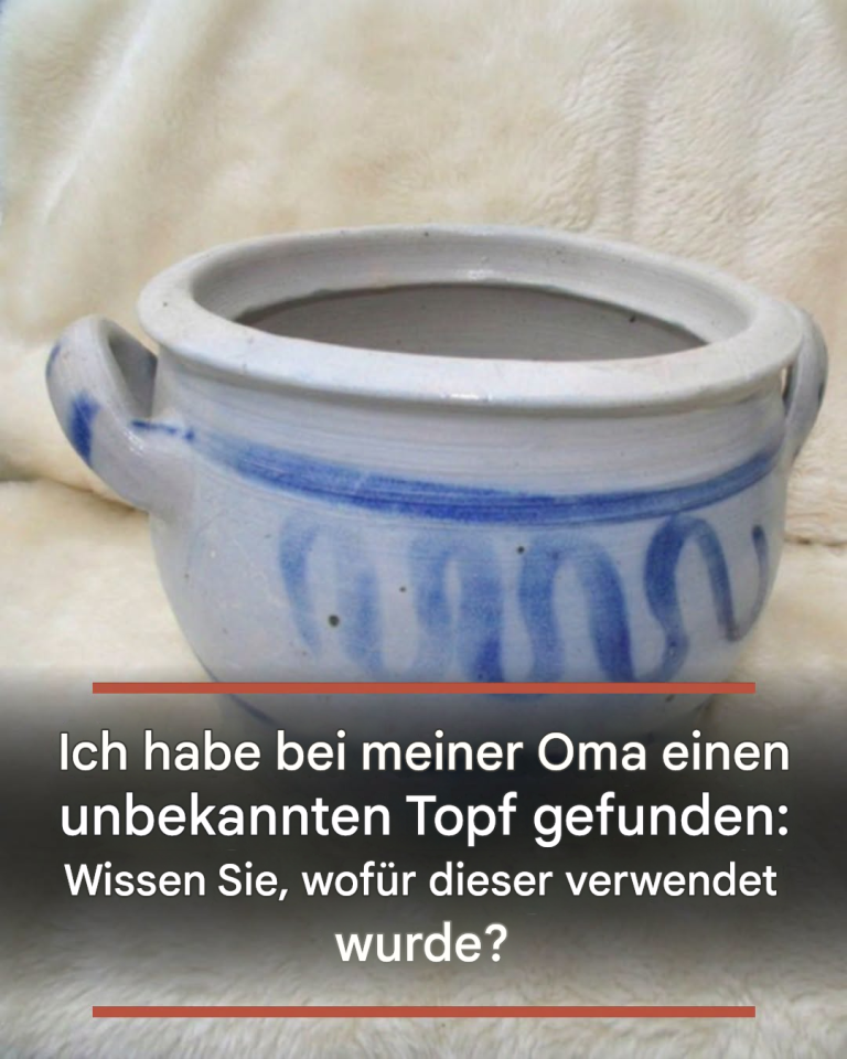 Ich habe bei meiner Oma einen unbekannten Topf gefunden: Wissen Sie, wofür dieser verwendet wurde?