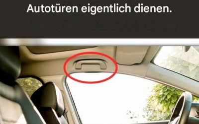 Wozu dienen die Griffe über den Autotüren?
