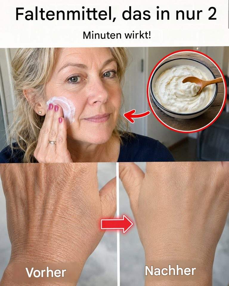 Senioren aufgepasst: Ein Faltenmittel, das in nur 2 Minuten wirkt! Kein Scherz!