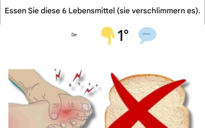 6 Lebensmittel, die bei Neuropathie extrem starke Schmerzen auslösen