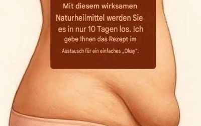 Verabschieden Sie sich von einem schlaffen Bauch! Natürliches Mittel zur Straffung Ihres Bauches in 10 Tagen.