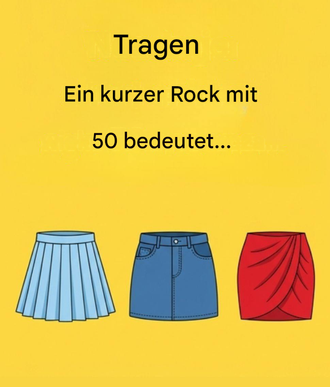 Minirock nach dem 50. Lebensjahr – wie trägt man ihn stilvoll?