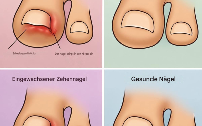 Eingewachsene Zehennägel: Wie man sie schnell und natürlich zu Hause behandelt