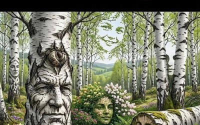 Demenztest: Zähle die Gesichter auf dem Bild – Wie viele siehst du im Wald?