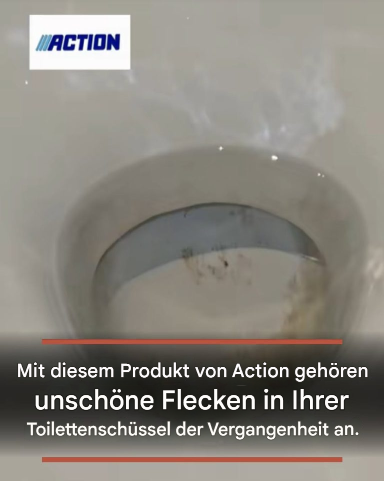 Mit diesem Produkt von Action gehören unschöne Flecken in Ihrer Toilettenschüssel der Vergangenheit an.