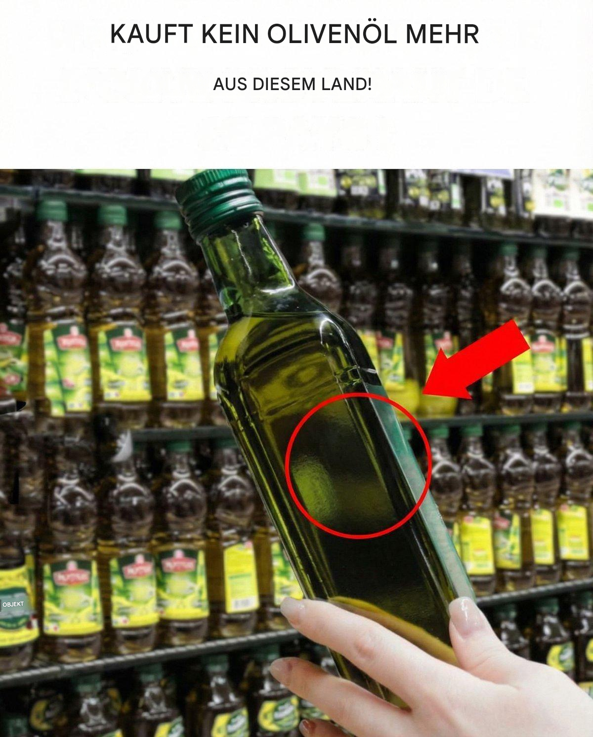80 % aller Olivenöle sind Fälschungen. Gehört Ihres auch dazu?
