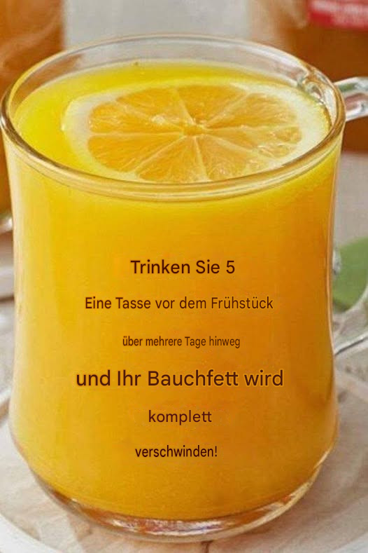 Das wirksamste Getränk zur schnellen Fettverbrennung und Reduzierung von Bauchfett
