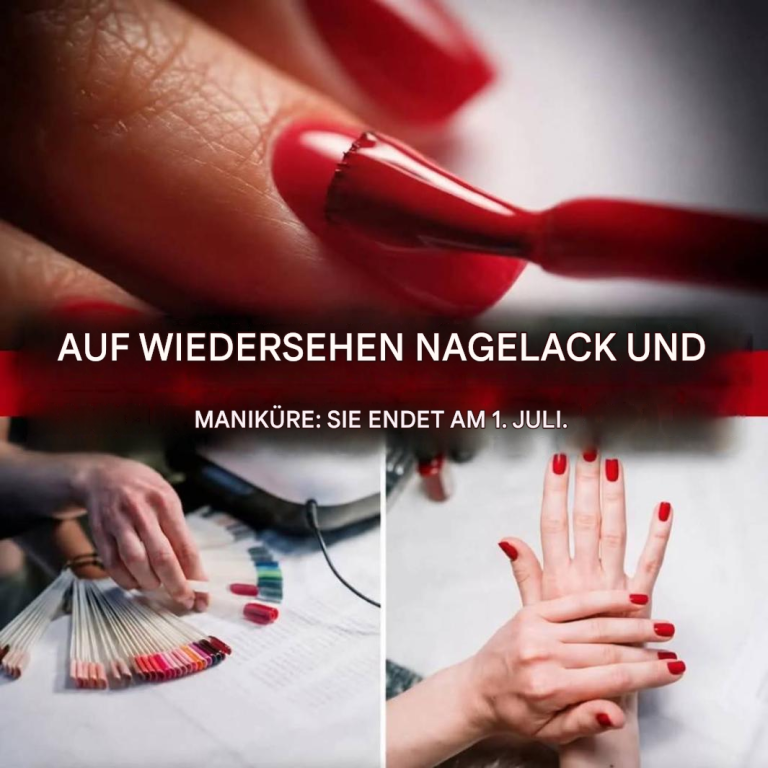Baumedt-Verbot tritt in Kraft: Abschied von Gel- und Permanent-Maniküre (1/2)