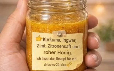Kurkuma-Ingwer-Honig-Bombe 🍯✨(Eine einfache, selbstgemachte Wellness-Mischung)