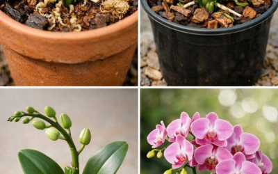 Mit 1 Teelöffel bestreuen! Plötzlich entwickelte die Orchidee 1001 Wurzeln und blühte mit wunderschönen Blüten.