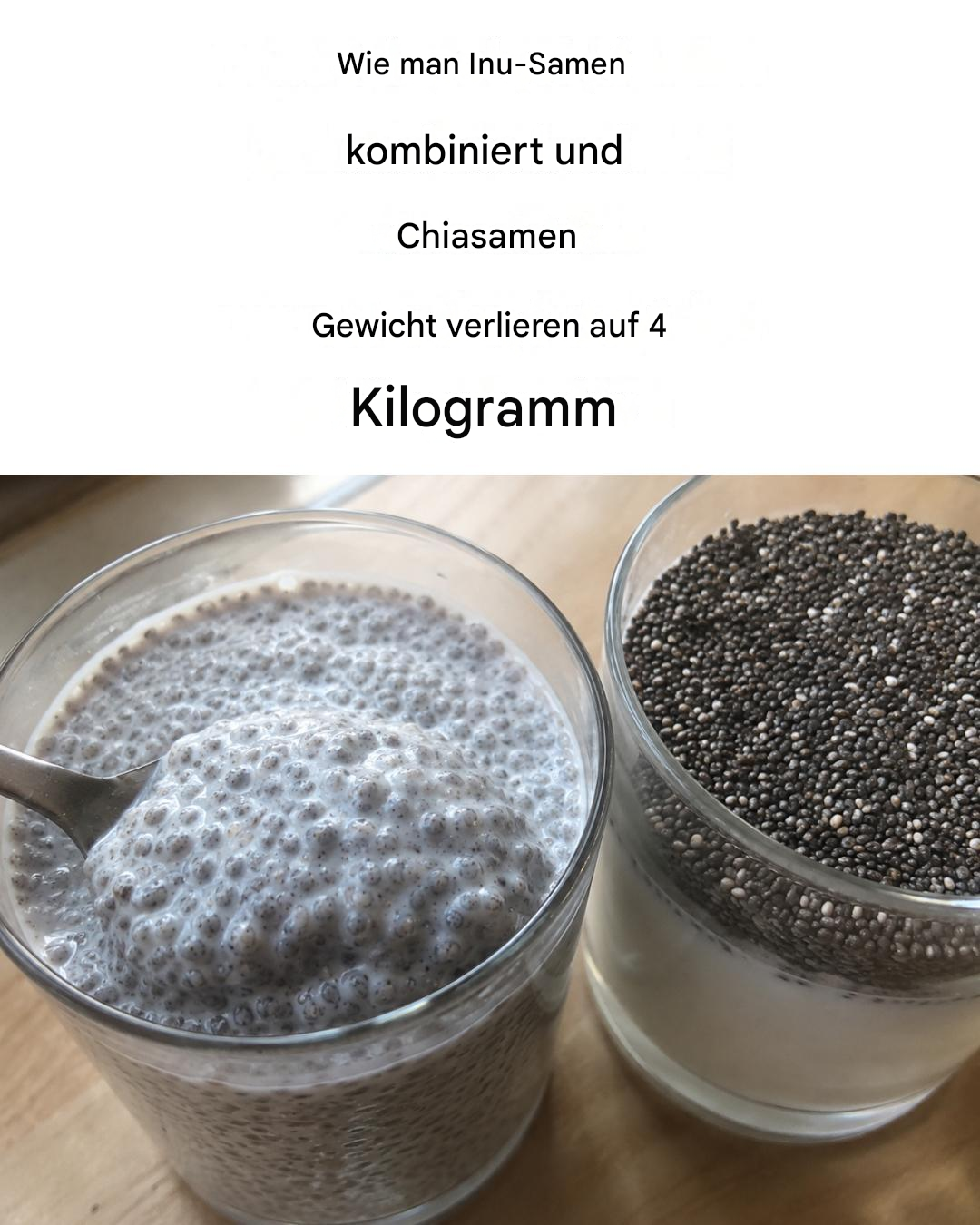 Chia- und Leinsamen: Kombiniert man sie, kann man bis zu 4 Kilogramm abnehmen.