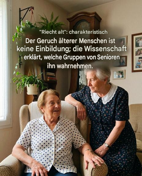 „Es riecht alt“: Der charakteristische Geruch älterer Menschen ist keine Einbildung; die Wissenschaft erklärt, welche Seniorengruppen dafür anfällig sind.