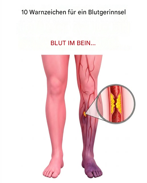 Blutgerinnsel sind viel häufiger, als man denkt… Hier sind die Anzeichen, auf die man achten sollte.