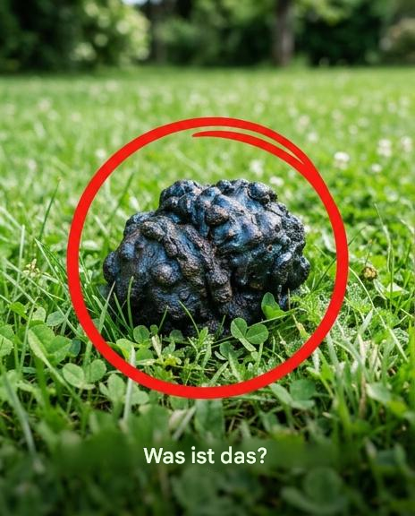 Mein Hund erstarrte im Gras und begann zu schnüffeln.