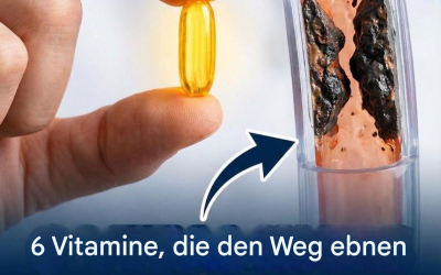 6 Vitamine, die Ihre Arterien befreien!