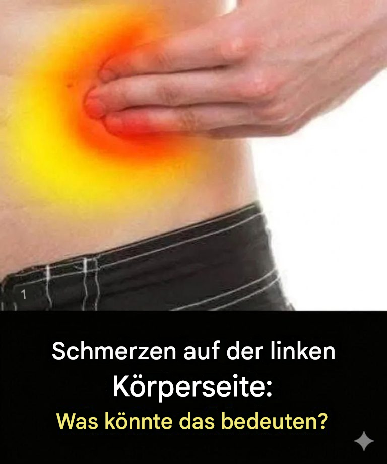 Schmerzen auf der linken Körperseite: Was könnte das bedeuten?