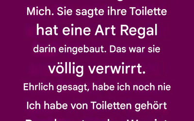 Was es ist und warum es in manchen Toiletten ein seltsames Regal gibt
