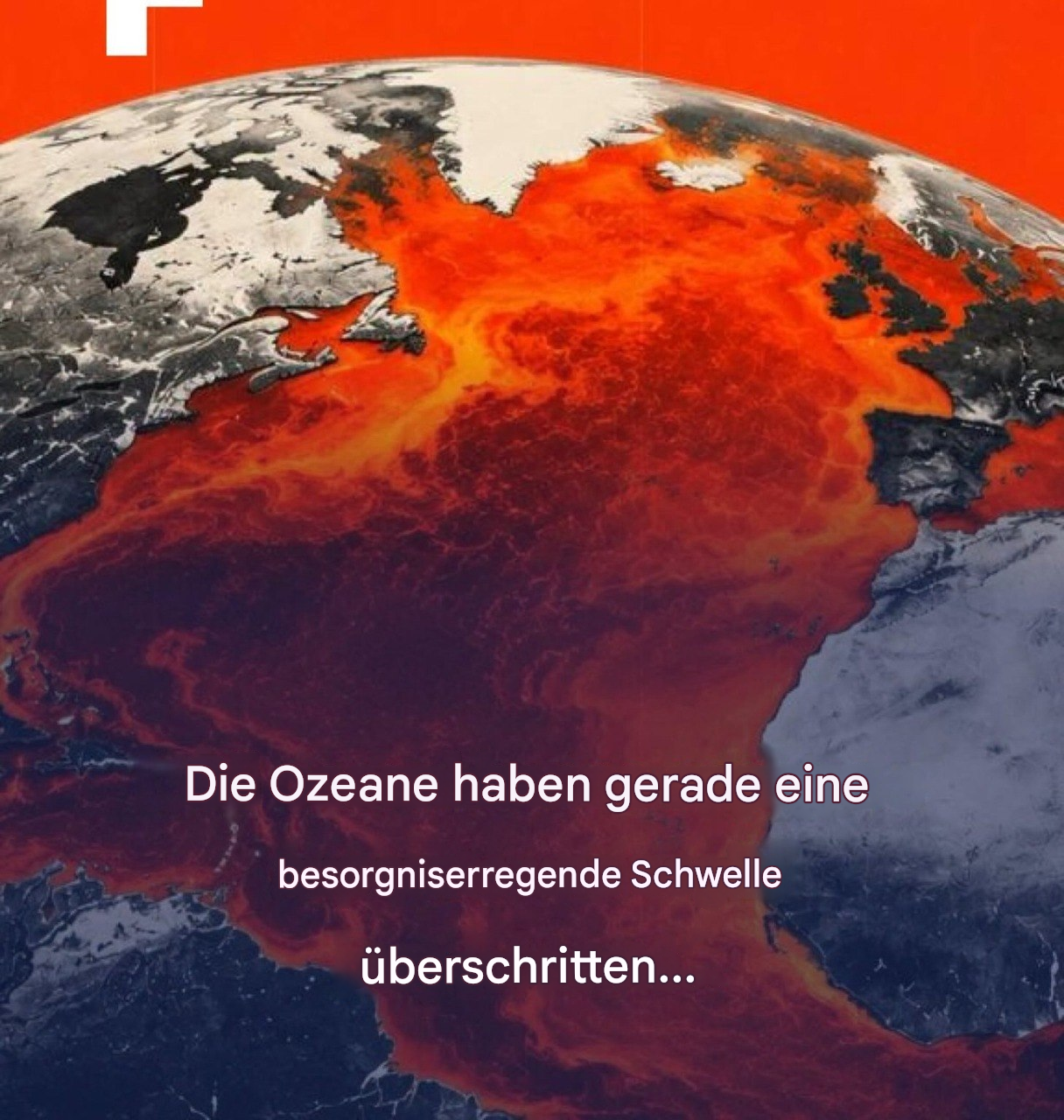 Im Juni erreichen die Ozeane Rekordtemperaturen. Ein alarmierender Schwellenwert für unseren Planeten! 🌊