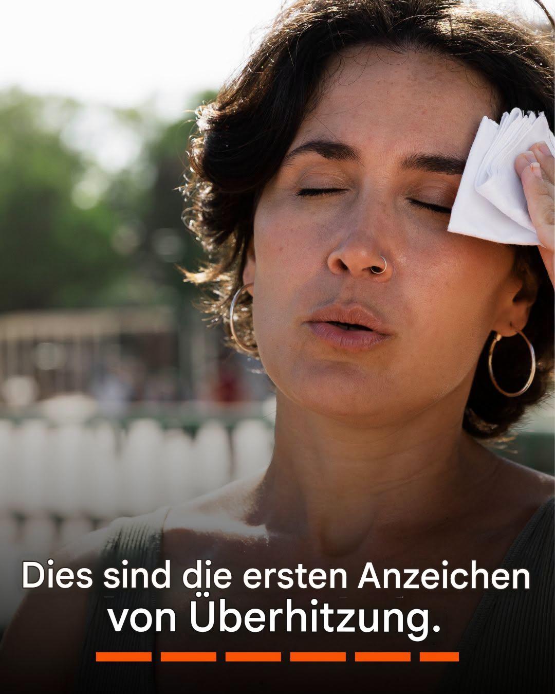 Dies sind die ersten Anzeichen von Überhitzung.