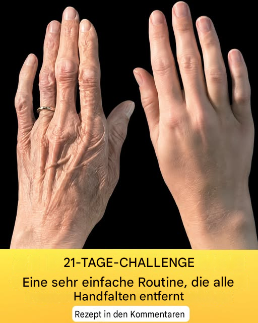 Seht euch das an… diese Hände sahen alt und voller Flecken aus… mehr dazu im ersten Kommentar
