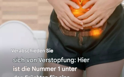 Dieses natürliche und wirksame Mittel zur Linderung von Verstopfung