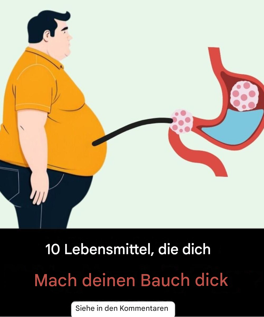 10 Lebensmittel, die Bauchfett verursachen