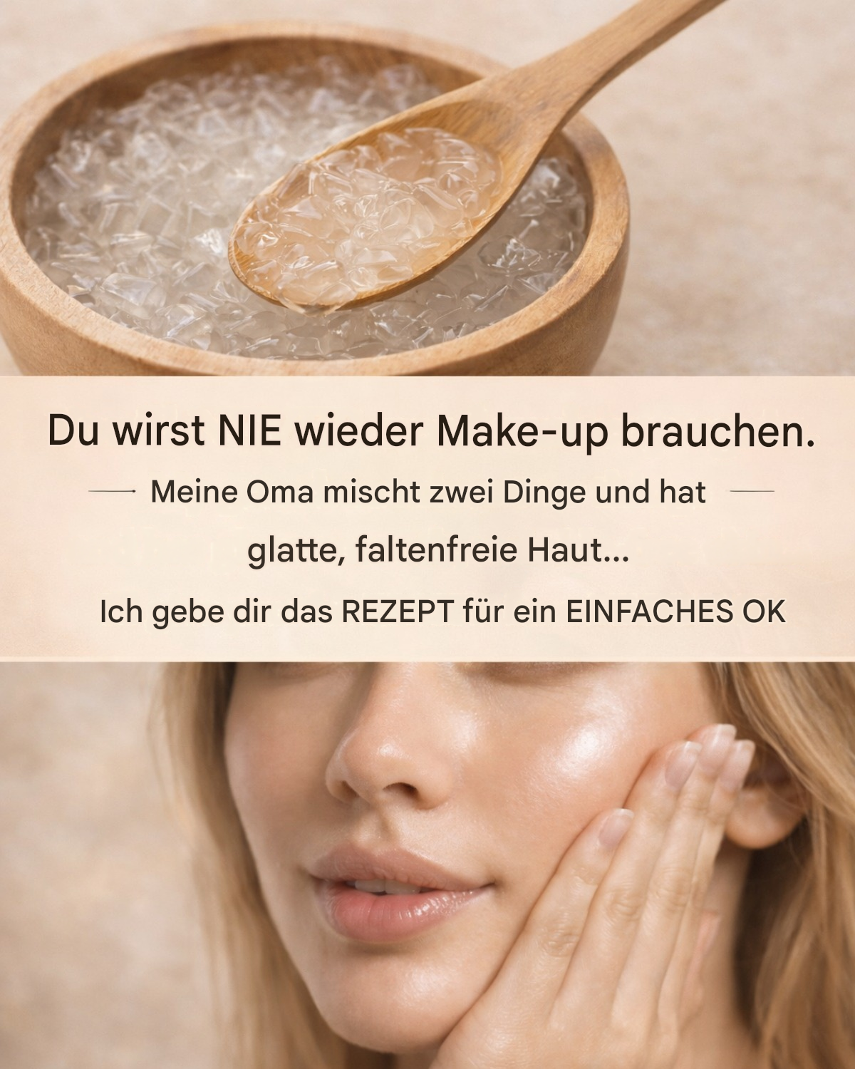 Omas Geheimrezept für glatte, faltenfreie Haut – ganz ohne Make-up!