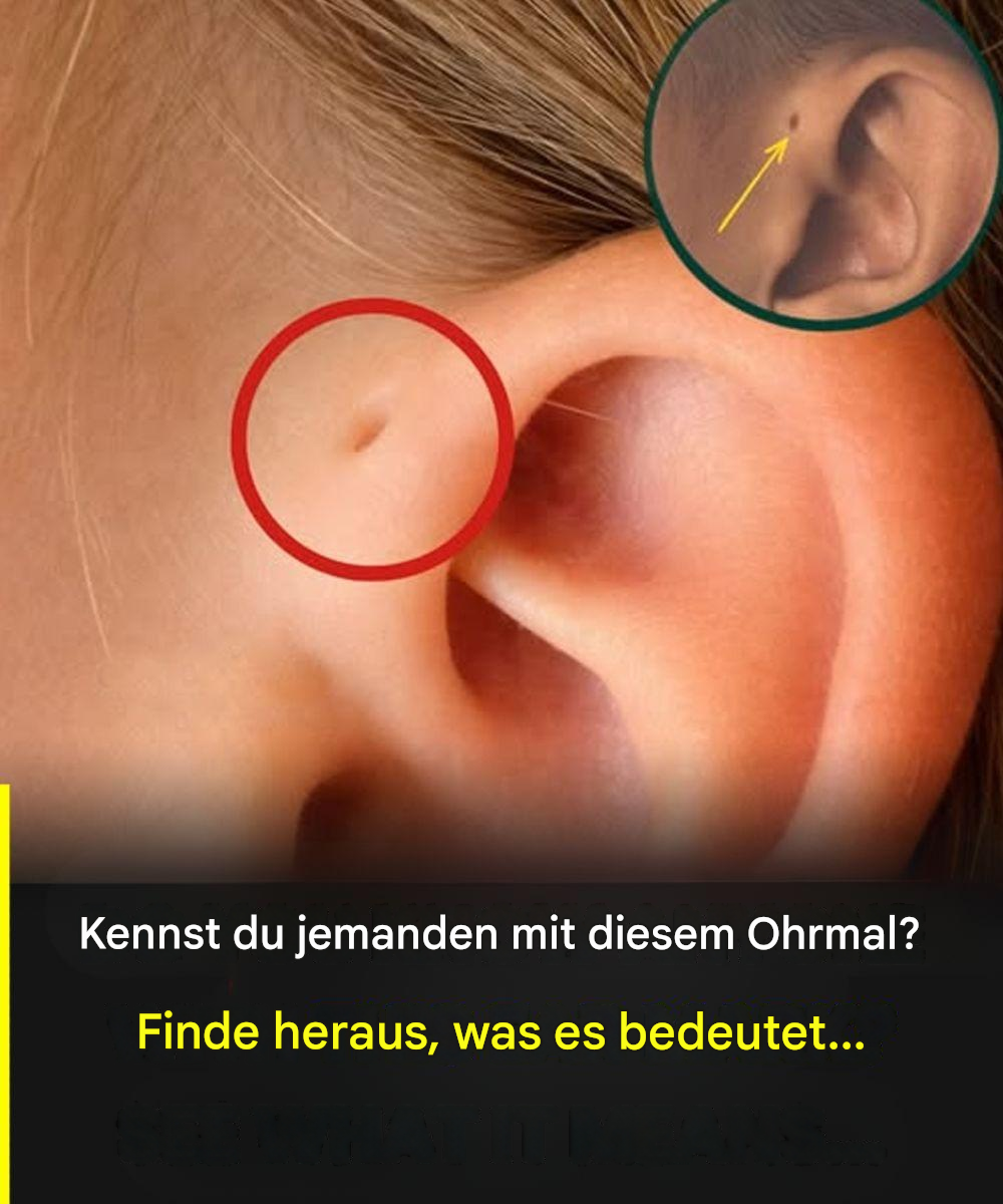 Entdecke die Bedeutung dieses besonderen Zeichens am Ohr.