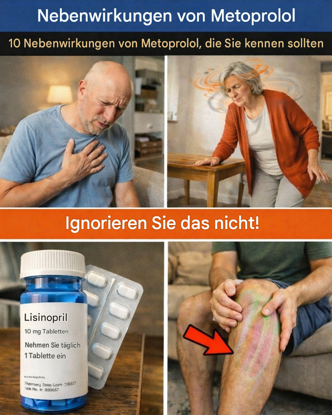 10 häufige Nebenwirkungen von Metoprolol, die Sie nicht ignorieren sollten (und wie Sie sie behandeln können)