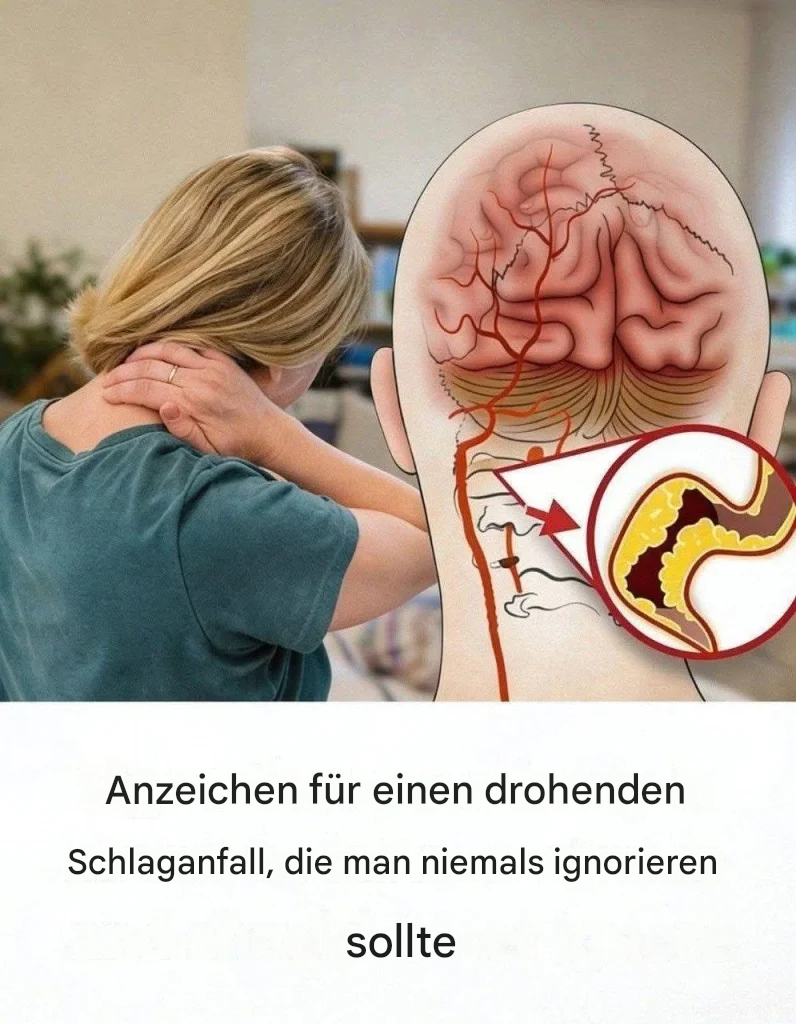 10 Warnzeichen eines Schlaganfalls, die jeder kennen sollte, um schnell handeln zu können.