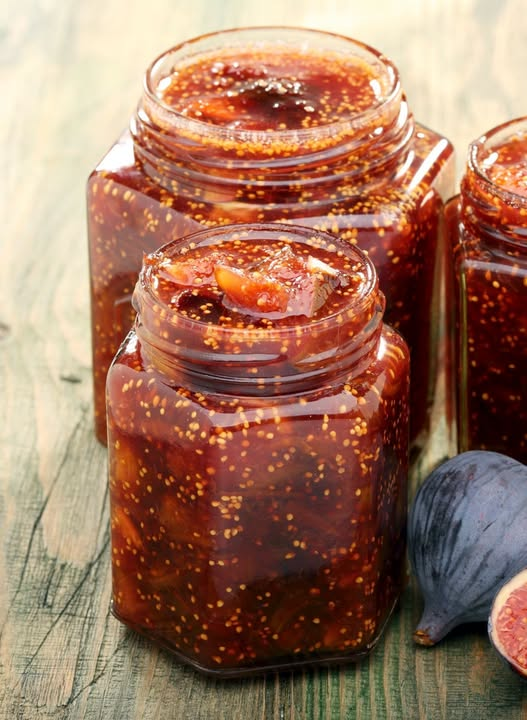 Hausgemachte, zuckerfreie Feigenmarmelade ❤ Köstlich auf Brot oder Käse. Mein Rezept mit nur 2 Zutaten ⬇
