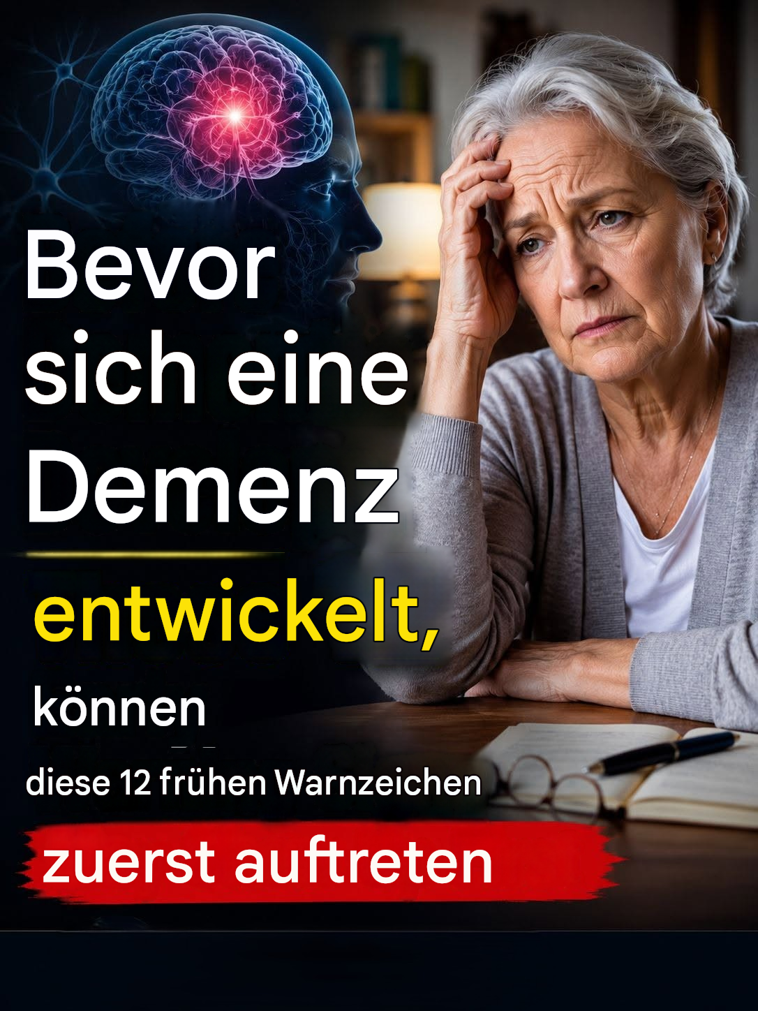Bevor Demenz ausbricht, sendet Ihr Körper Ihnen diese 12 frühen Warnzeichen.