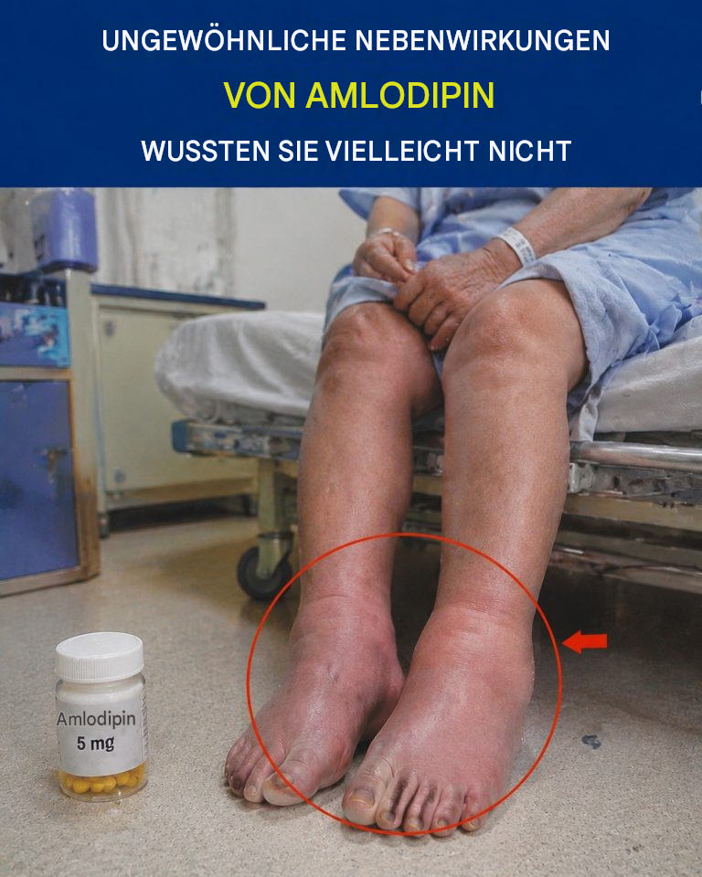 7 weniger bekannte Nebenwirkungen von Amlodipin, über die Sie mehr wissen sollten als über das typische Problem geschwollener Knöchel.