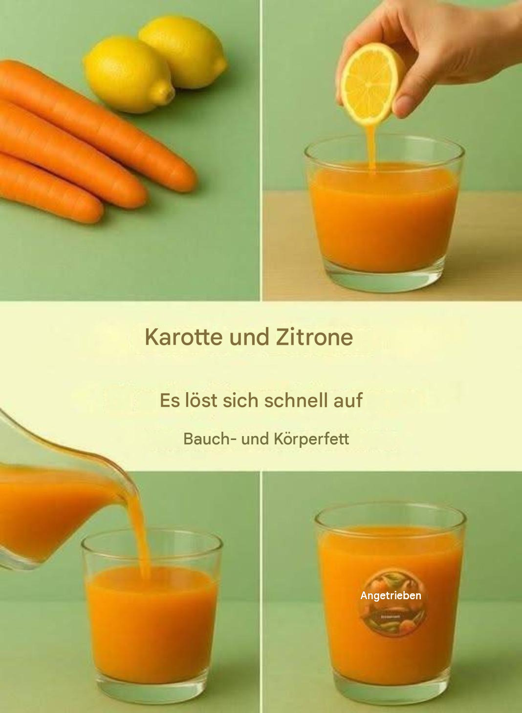 Abnehmgetränk: Verlieren Sie 20 kg in einem Monat!