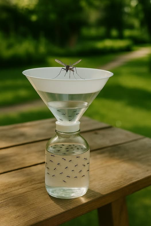 Eine absolut sichere, natürliche Falle für Mücken und Fliegen. Sie ist einfach, schnell und kommt ohne giftige oder aggressive Chemikalien aus.